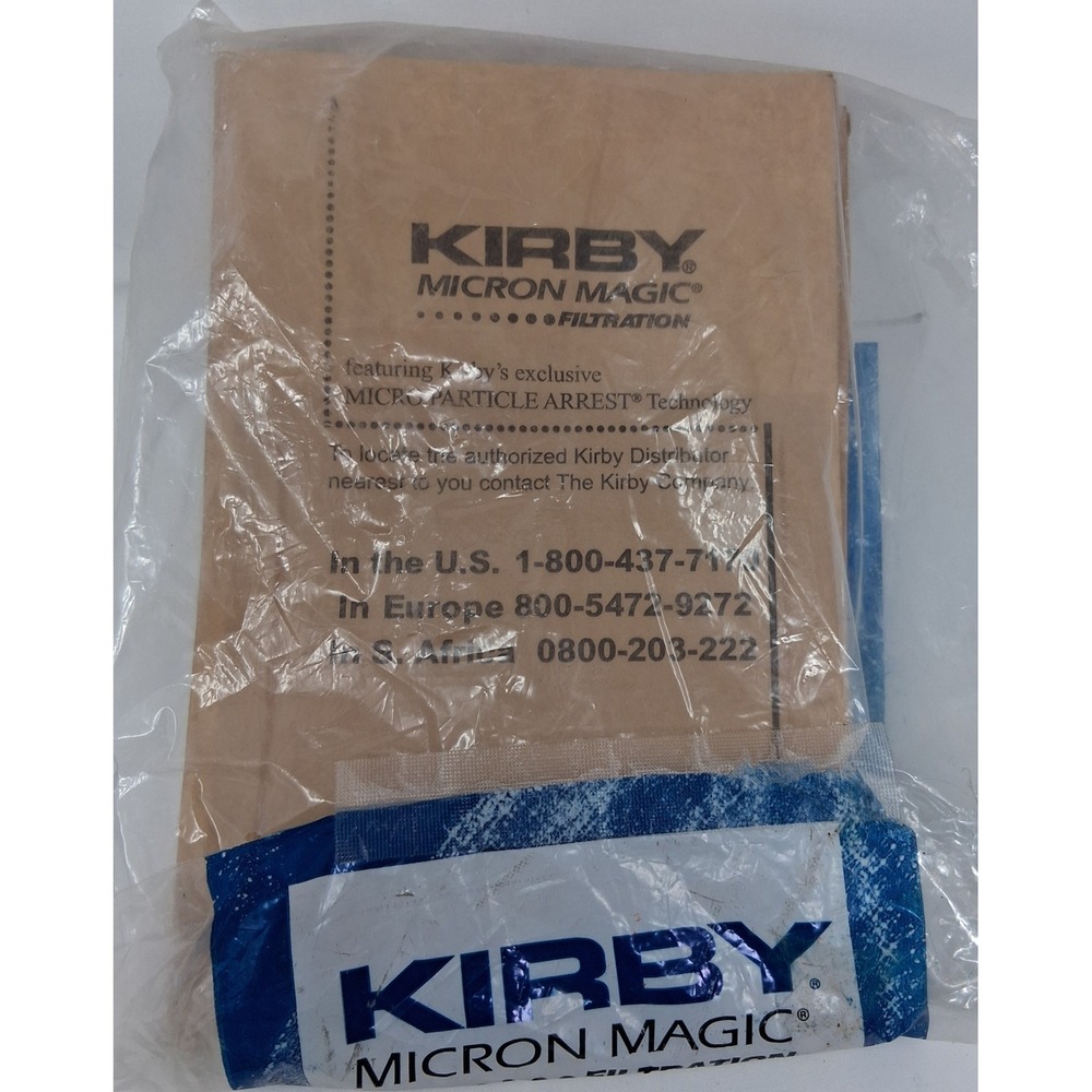Kirby Micron Magic Filtration Vacuum Bags for G4 G5 Models 197394 3 Pack